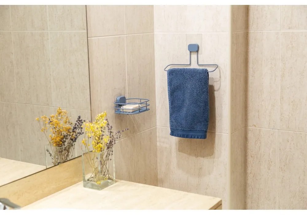 Dispenser di sapone in metallo autoportante azzurro Grena - Compactor