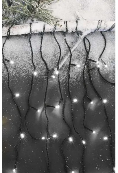 Catena LED natalizia da esterno 600xLED/8 modalità 15m IP44 bianco freddo