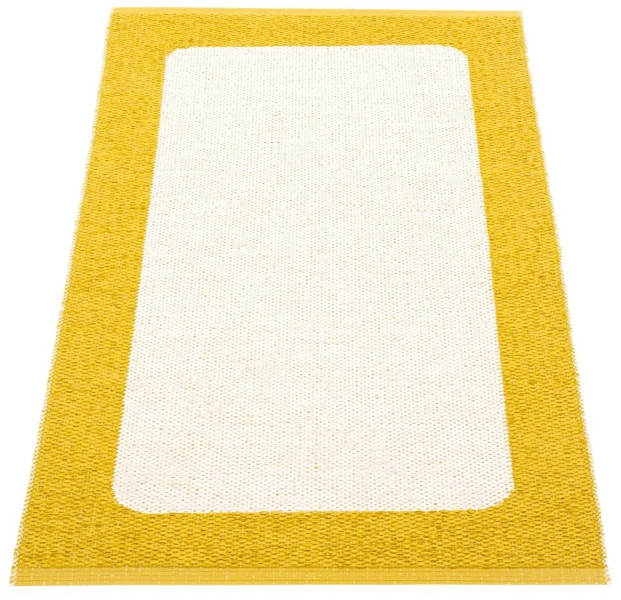 Tappeto da interno/esterno color senape/color crema 70x120 cm Ilda Mustard – Pappelina