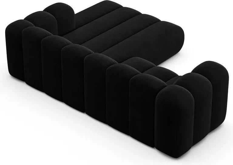 Divano angolare antracite ad angolo destro Lupine - Micadoni Home