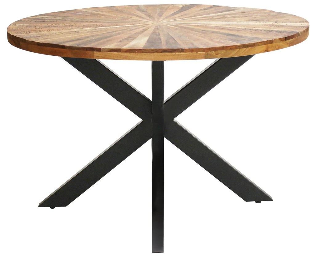 ROUNDED - tavolo con piano in legno massiccio
