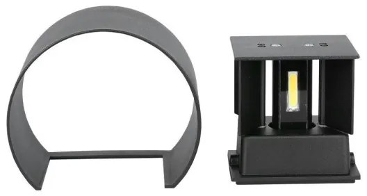 Applique da esterno LED LED/6W/230V 4000K IP65 nero