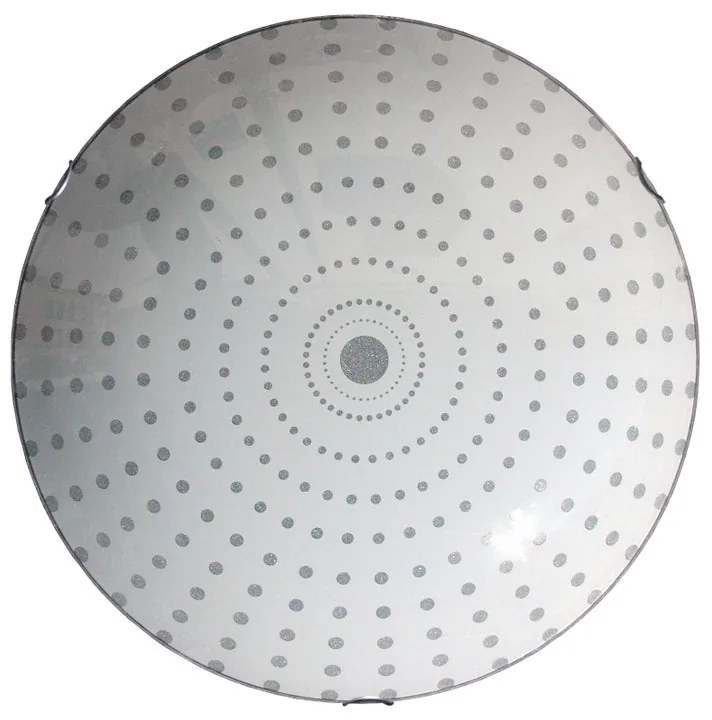 Plafoniera LED neoclassico Holly/50, bianco Ø 50 cm LUMICOM