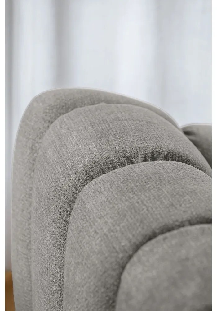 Divano angolare grigio chiaro (con penisola a destra/con chaise lounge) Shell – Miuform