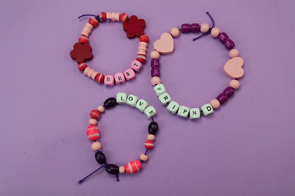 Set perline di legno - Alfabeto