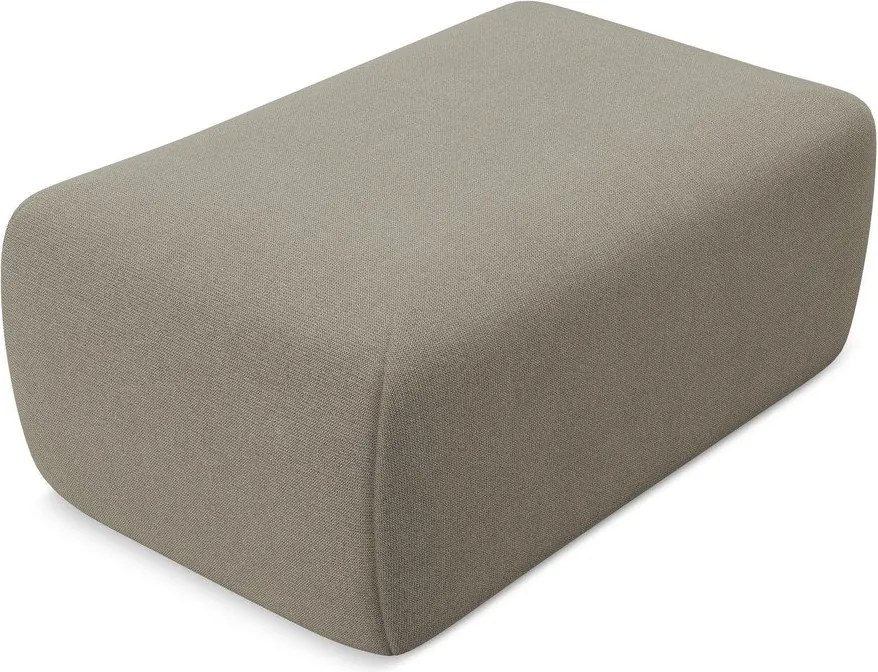 Poggiapiedi marrone chiaro Kapua – Makamii