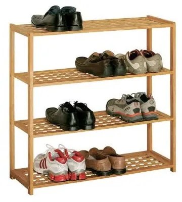 Scarpiera di colore naturale in noce massiccio – Premier Housewares