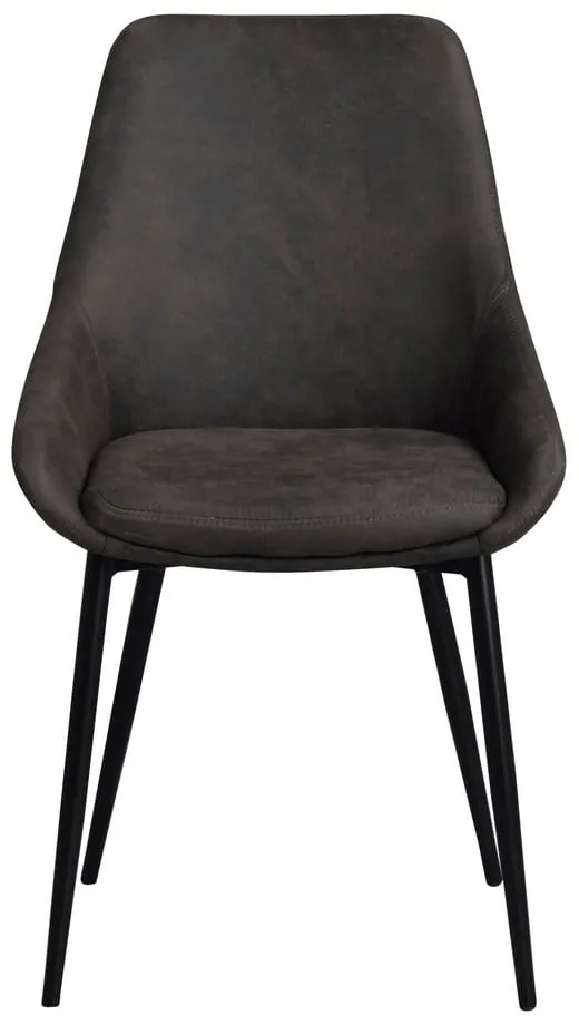 Sedie da pranzo grigio scuro in set di 2 Sierra - Rowico