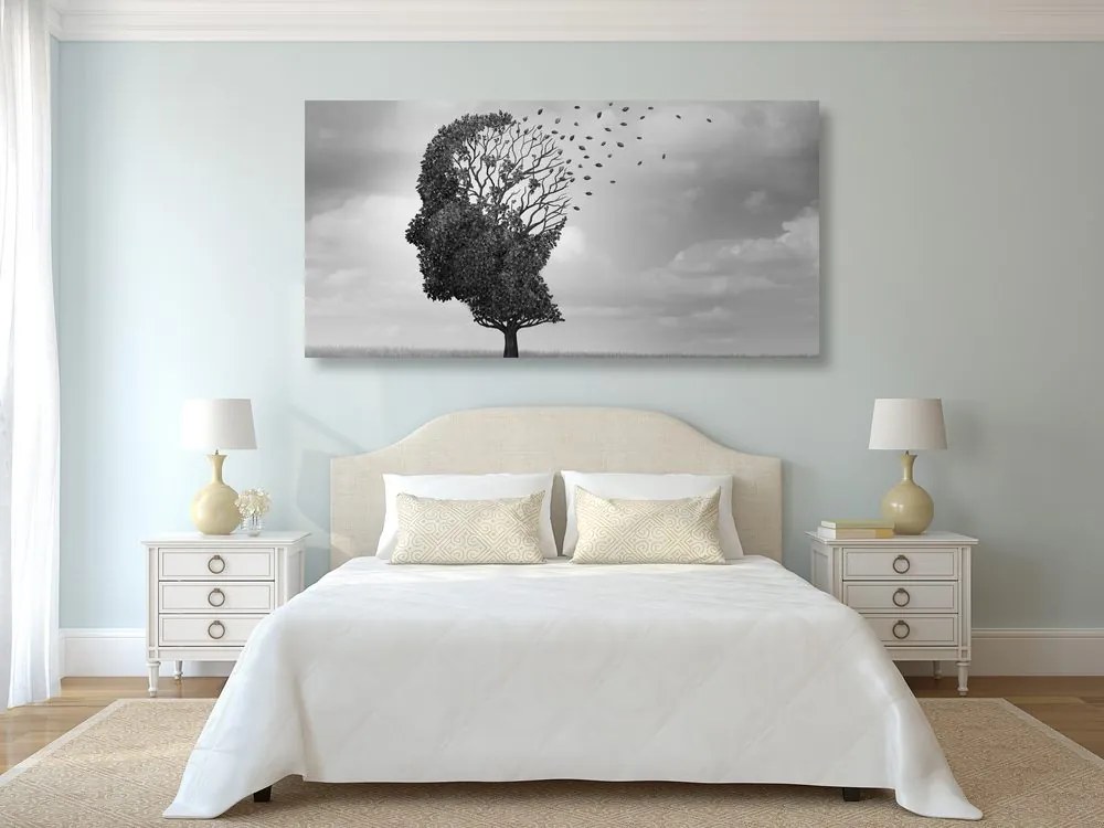Quadro su tela – Albero in forma di volto
