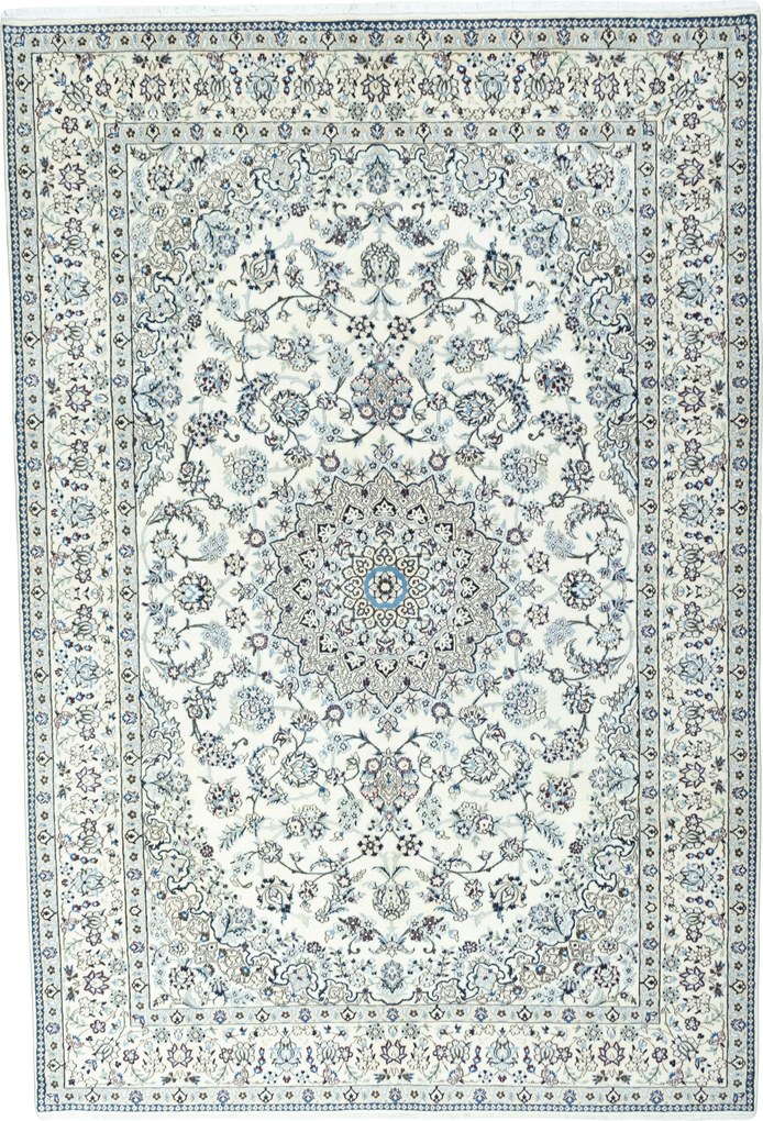 Nain Tappeto 210 x 310 Beige (Iran) Annodato A Mano