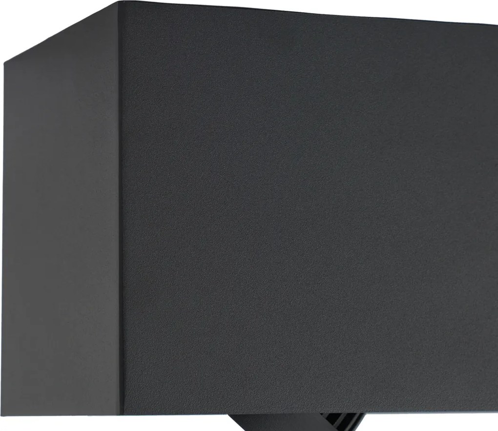 Faretto moderno da superficie nero con LED dimmerabile 2 luci - Dionysos