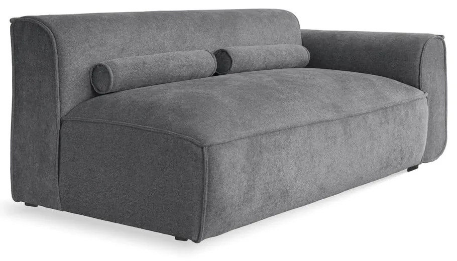 Divano componibile grigio (con penisola a destra) Flex Felix – Miuform