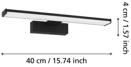 Eglo 98907 - Illuminazione a LED per specchi da bagno PANDELLA 1 LED/7,4W/230V IP44