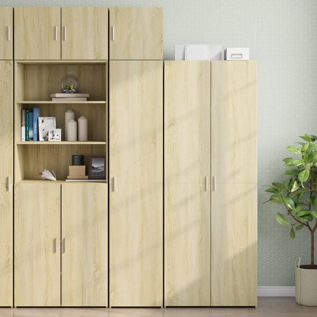 Mobile Sottile Rovere Sonoma 40x42,5x225 Cm İn Truciolato /