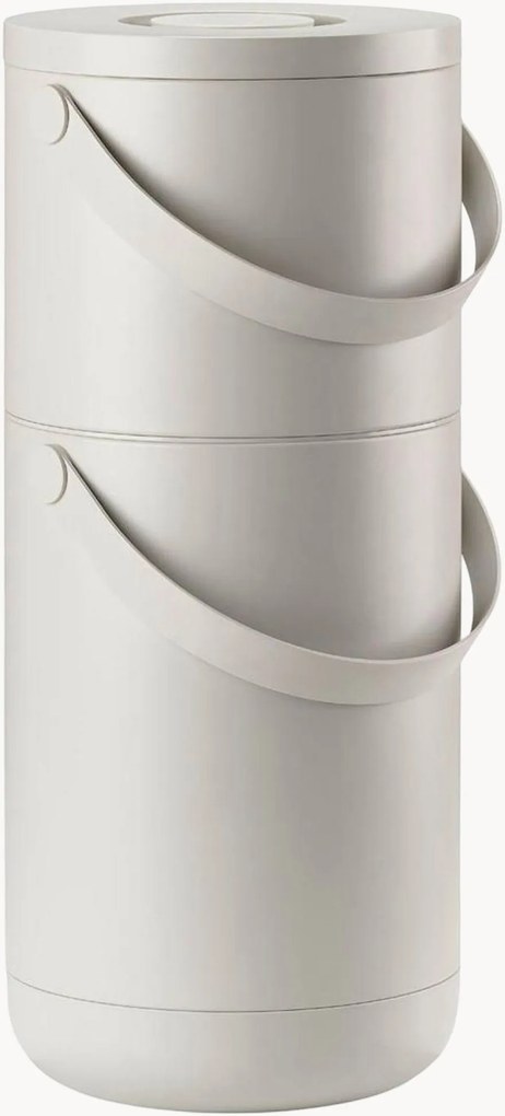 Pattumiera Silvio Warm Grey