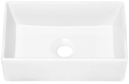 COMAD UN-GAJA35-SW 78570A(35) - Lavabo da appoggio GAJA 35x22 cm bianco lucido