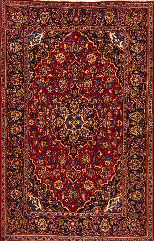 Kashan Tappeto persiano 140x220 (Iran)