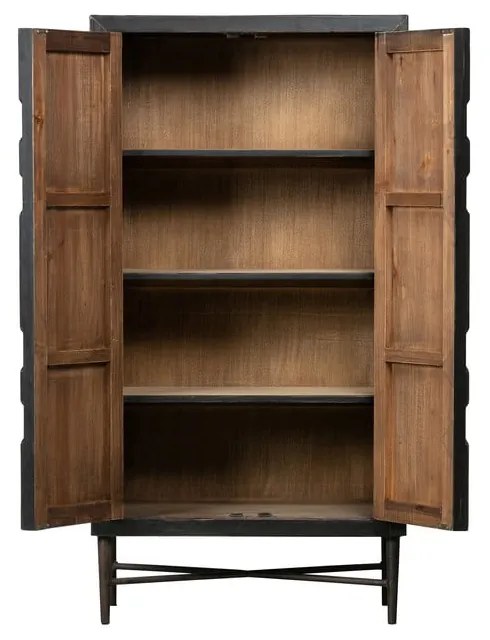Mobile in legno riciclato nero 75x143 cm Bequest - BePureHome