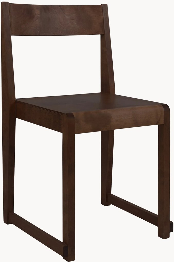 Sedia in legno di betulla 01