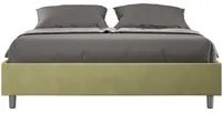 Letto Matrimoniale Large Sommier 180x210 cm Senza Rete Azelia T Verde