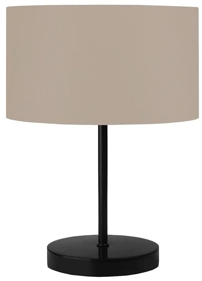 Lampada da tavolo AYD 1xE27/40W/230V beige/nera
