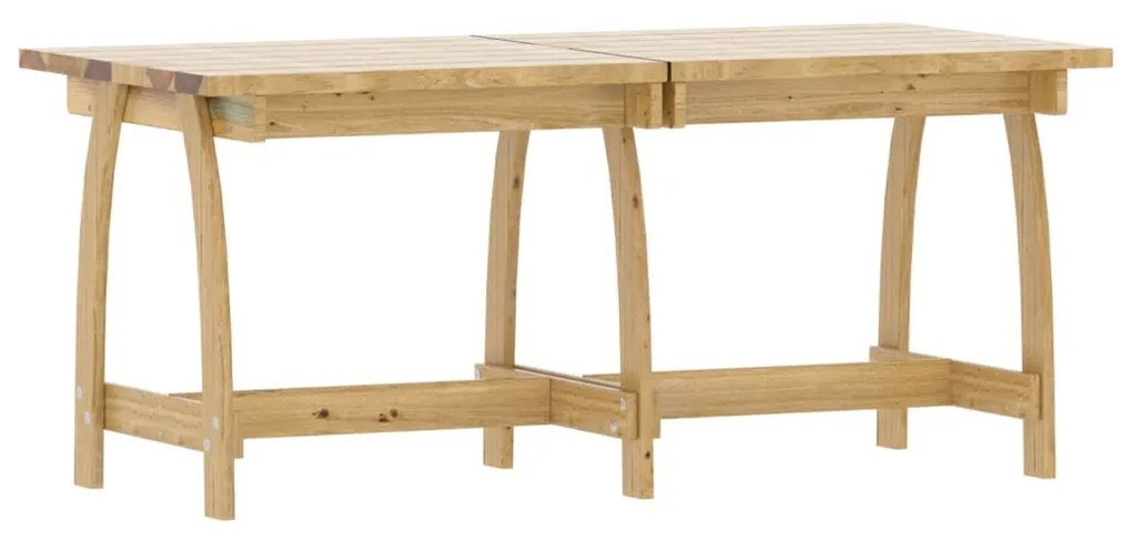 Set da pranzo da giardino 5 pz in legno di pino impregnato