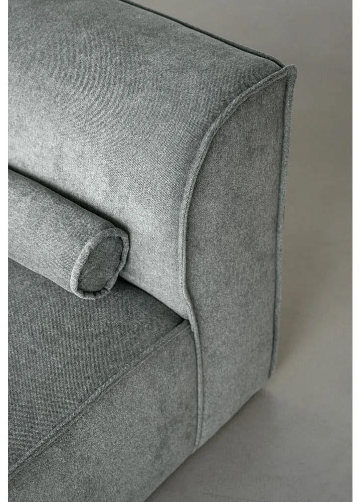 Chaise lounge componibile verde (con penisola a destra) Flex Felix – Miuform