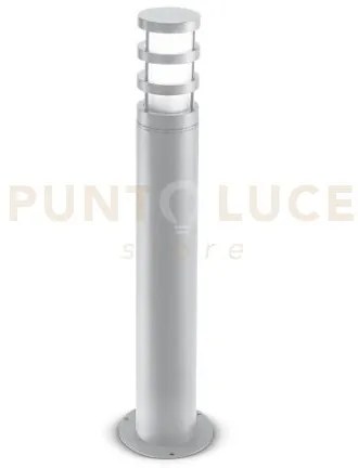 Ges012-  paletto da esterno colore grigio alluminio 1 luce attcco e...