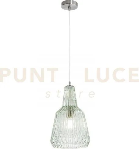 Lampadario a sospensione galway verdemare 1 luce attacco e27 23x150...