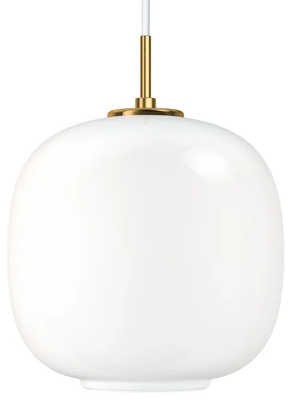 Louis Poulsen - VL45 Radiohus Lampada a Sospensione Ø250 V3 Ottone/Glossy Opale Louis Poulsen