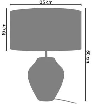 Tosel  Lampade d’ufficio Lampada da tavolo tondo vetro olio e bianco  Tosel