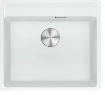 Lavello integrato 1 vasca FRANKE Maris fragranite L 51 x L 56 cm bianco