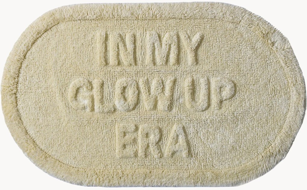 Tappeto da bagno in cotone Glow Up Era