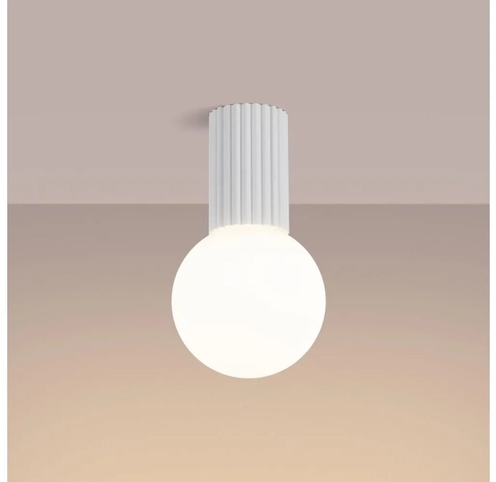 Sollux SL.1708 - Plafoniera da bagno HALO 1xG9/8W/230V IP44 bianco