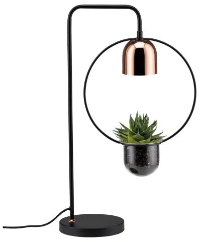 Paulmann 79746 - 1xGU10/20W Lampada da tavolo FANJA 230V fumé