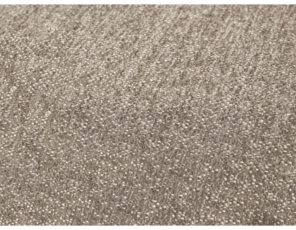 Divano angolare grigio tortora allungabile e con contenitore (penisola a destra/a U) con rivestimento in ciniglia Everest – Bobochic Paris