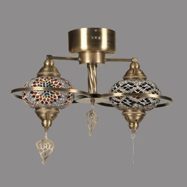 Plafoniera a soffitto YENI 1xE27/40W/230V bronzo