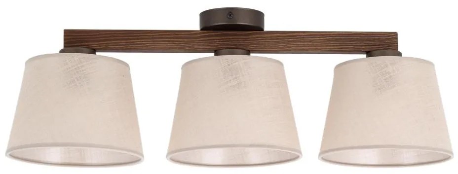 Brilagi - Plafoniera LATTE 3xE27/15W/230V pino/beige