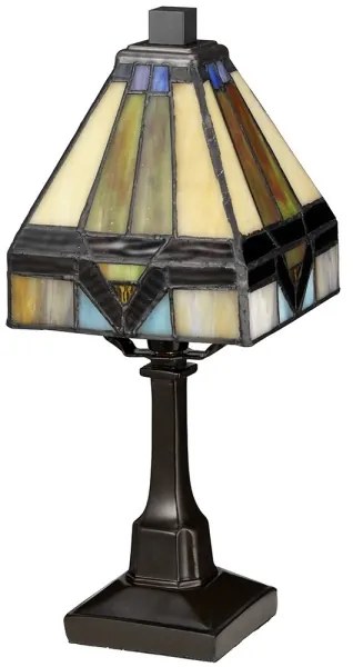 Elstead QZ-HOLMES-TL - Lampada da tavolo Tiffany HOLMES 1xE14/25W/230V
