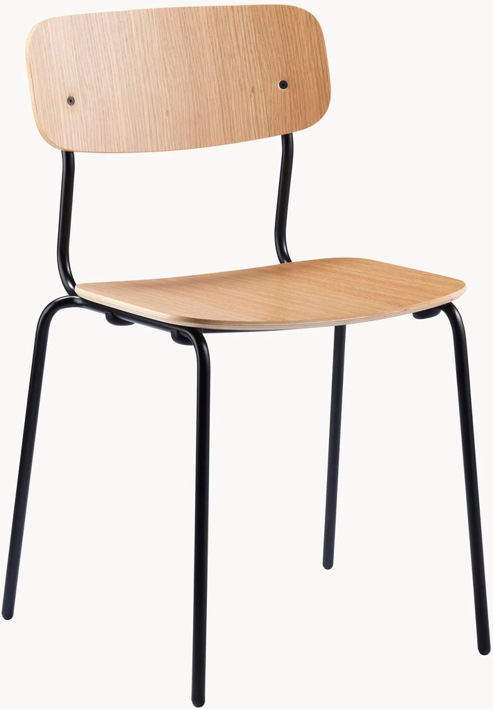 Sedia da pranzo in legno fatta a mano Holmen