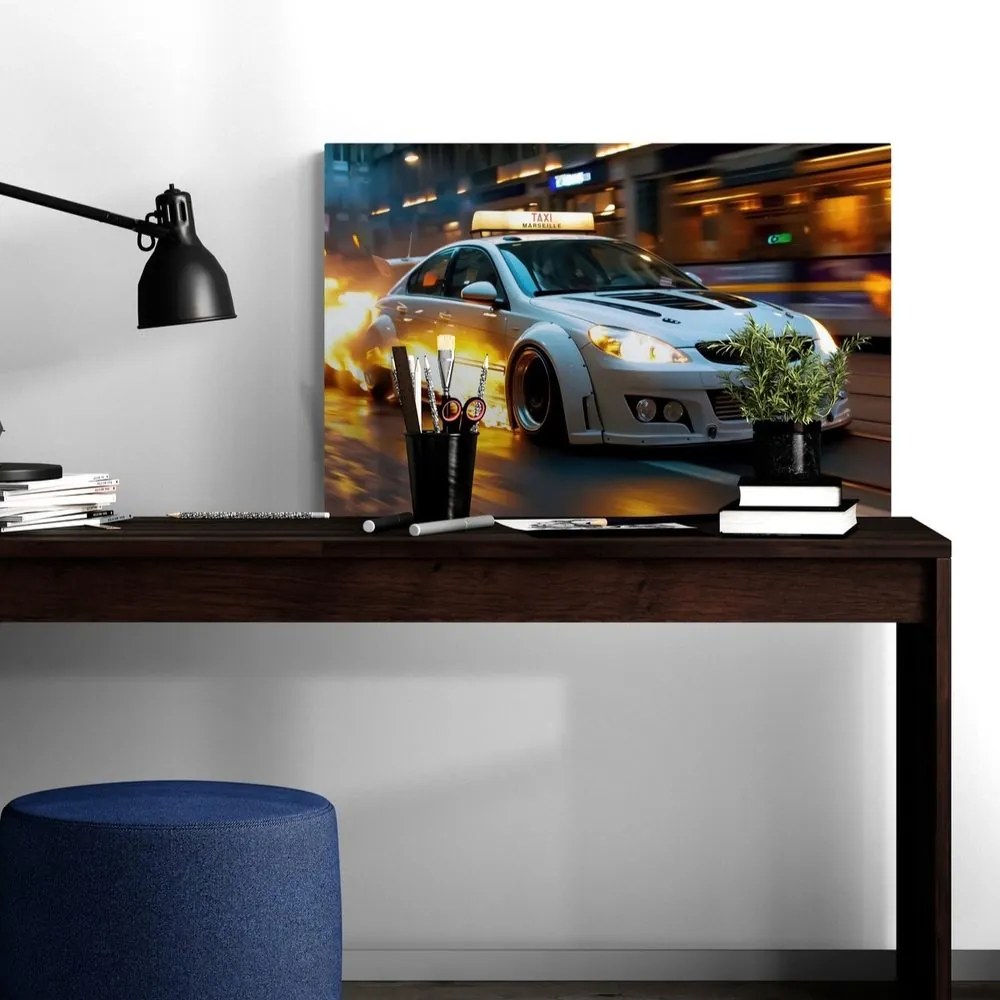 Stampa su tela – Taxi Peugeot