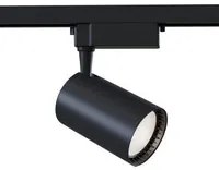 Faretto a LED per Sistema Illuminazione Binario 17W 4000K in Alluminio Vuoro Nero