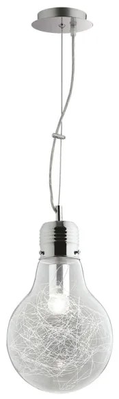 Ideal Lux - Lampadario a sospensione con filo 1xE27/60W/230V diametro 22 cm