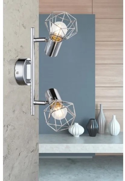 Globo 54802-2 - Faretto XARA I 2xE14/40W/230V