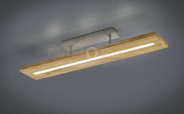 Plafoniera  led legno con regolatore intensità brad 623710130