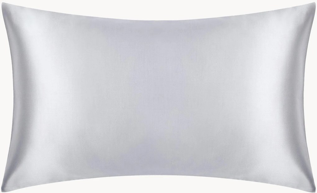 Federa in seta Pearl Grey