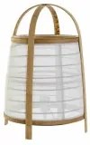 Lampada da tavolo DKD Home Decor Bianco Naturale Bambù 40 W 220 V 32 x 32 x 45,5 cm