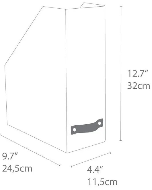 Organizzatore di cartone per documenti Estelle - Bigso Box of Sweden