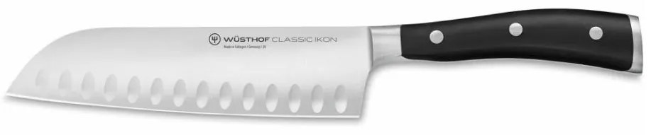Wüsthof - Coltello da cucina giapponese CLASSIC IKON 17 cm nero