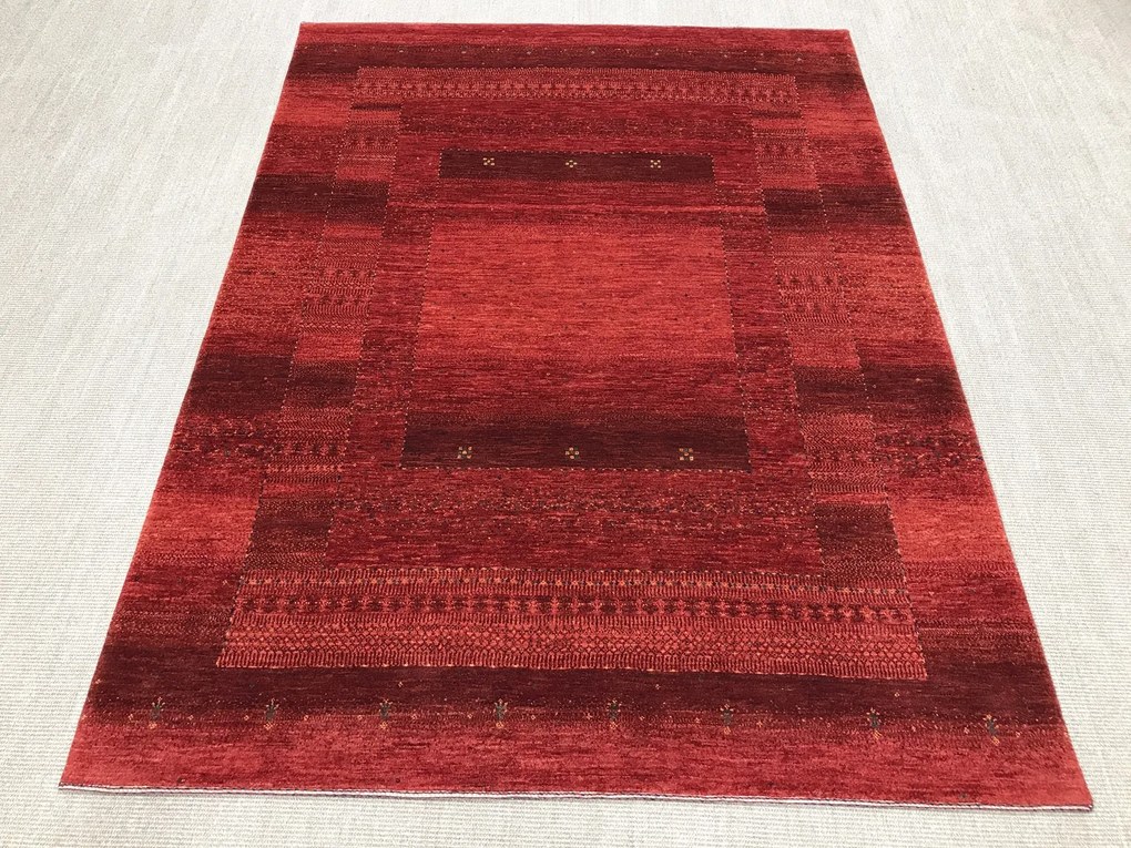 Loribaft Tappeto persiano 170x230 Rosso (Iran) Annodato A Mano